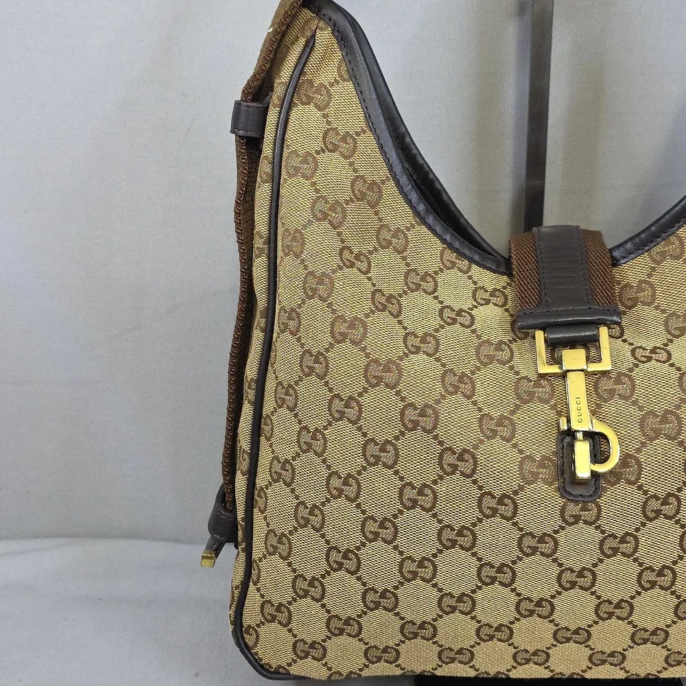 ✨️GUCCI GG Canvas Jackie Hobo Bag - Picture 3 of 16